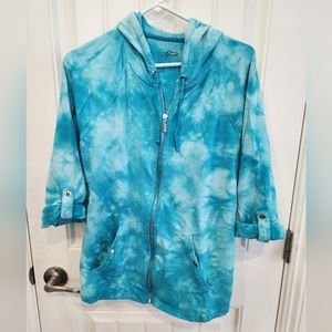 Style & Co. 3/4 sleeve sport hoodie, size L